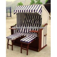 outdoor beach furniture folding wooden beach chair canvas