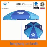 wholesale 2M*8K advertising sun umbrella beach umbrella waterproof fabric