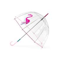 Clear transparent plastic dome bubble kid umbrella