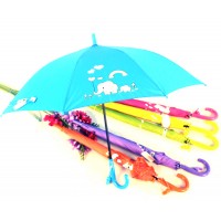 fashion high quality water change child umbrella  Gift Cute Windproof Kids Umbrella lace edge