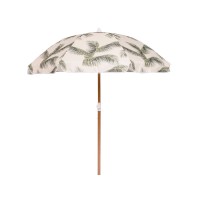 Beach wooden umbrella vintage with carry bag